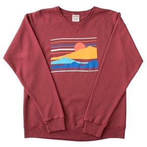 Nature back Daydream Crew Aurora Crewneck